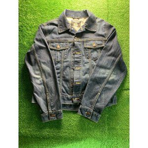 Thunder Blue Denim Jean Jacket Men Size Medium